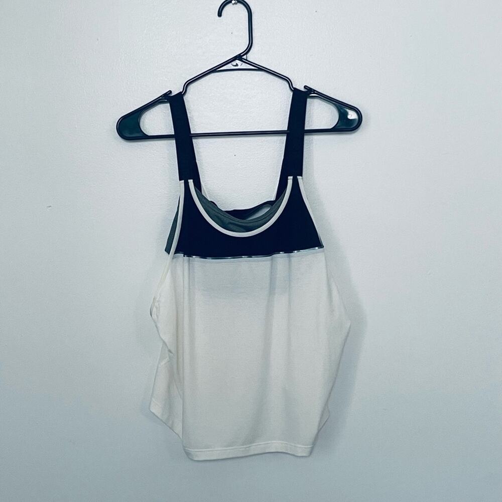 Nike Open Back Training Tank with Built-In Bra – White | Size M
